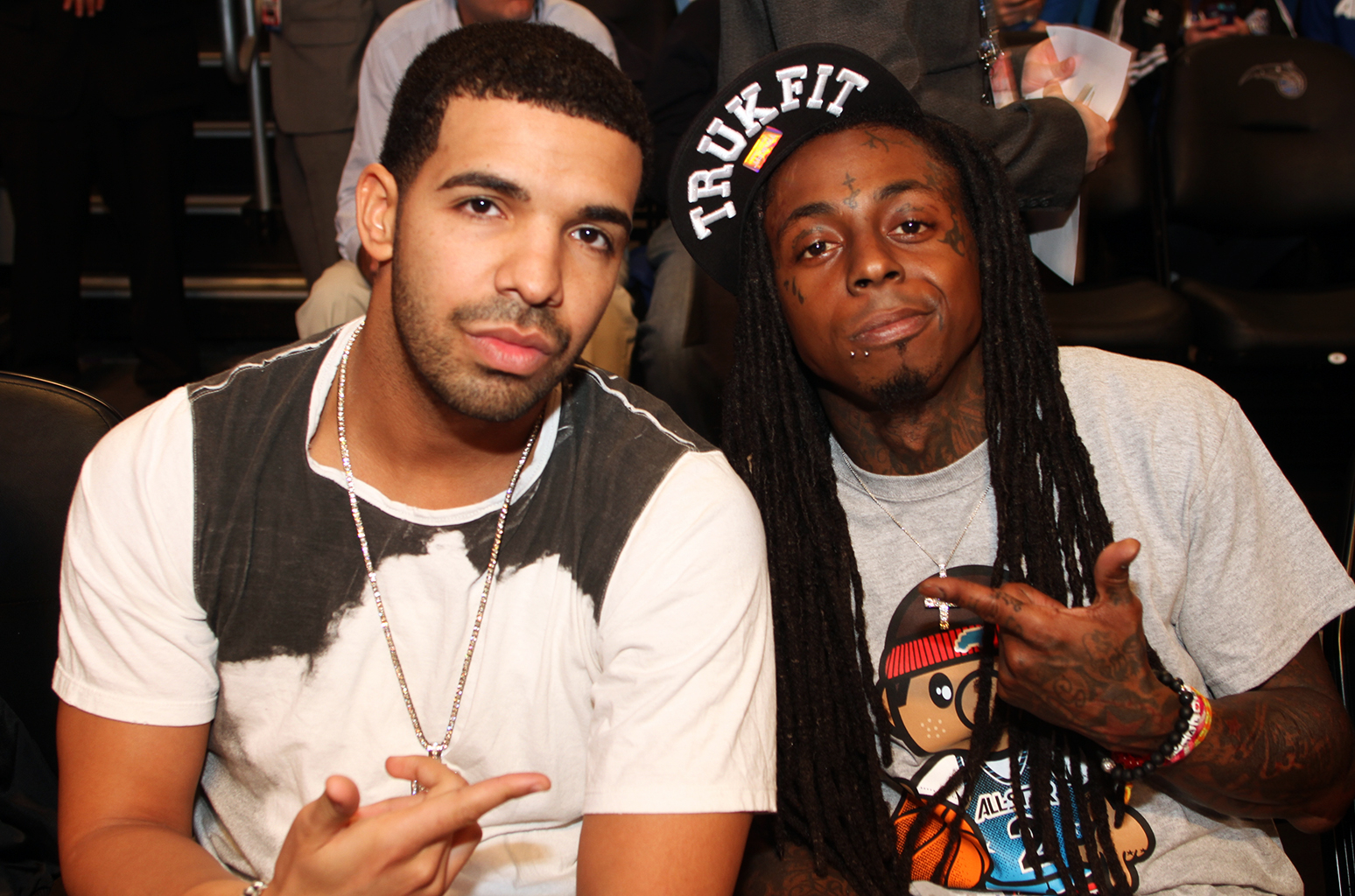 Drakes New Tattoo Of Lil Wayne Best Twitter Reactions Billboard inside sizing 1548 X 1024