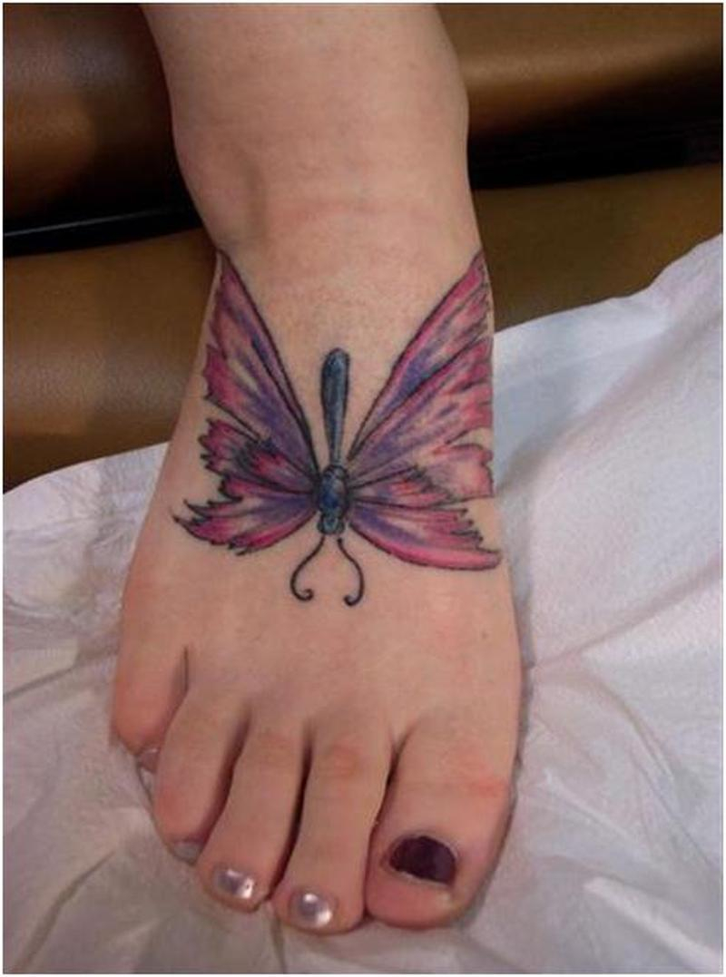 Elegant Butterfly Tattoo On Foot Tattoos Book 65000 Tattoos Designs for measurements 800 X 1077