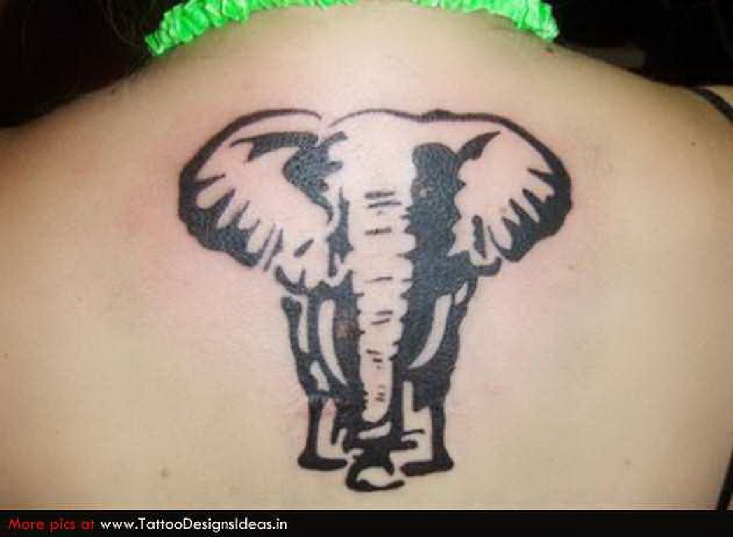Elephant Butterfly Tattoo Elephant Tribal Tattoo 5447009 Tattoos in dimensions 1048 X 769