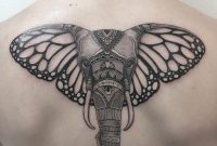 Elephant Tattoo With Butterfly Ears Tattoos On Men Elephant inside dimensions 1080 X 1080