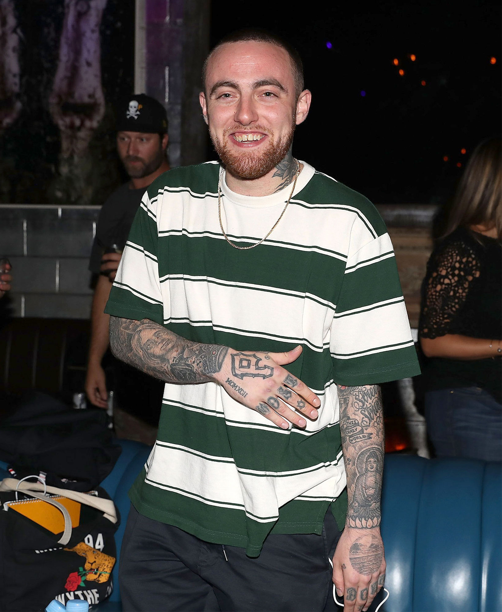 Fascinating Mac Miller Sleeve Tattoos Mac Miller Chest Tattoo for measure.....
