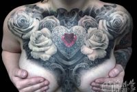 Female Chest Piece Daniel Gray Myself Of Danielgraytattoos intended for sizing 3480 X 2987