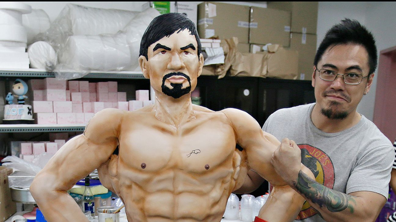 Filipino Baker Makes Life Sized Cake Of Manny Pacquiao with regard to sizing 1296 X 729