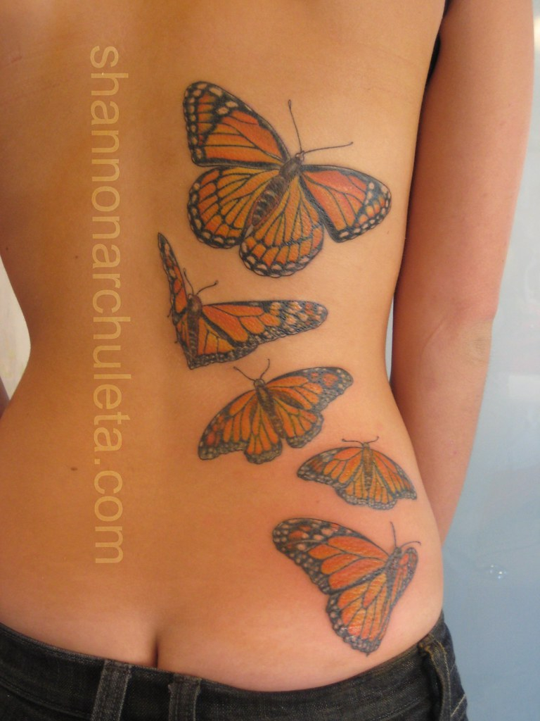 Finished Monarch Butterfly Tattoo Wwwshannonarchuleta Flickr for sizing 768 X 1024