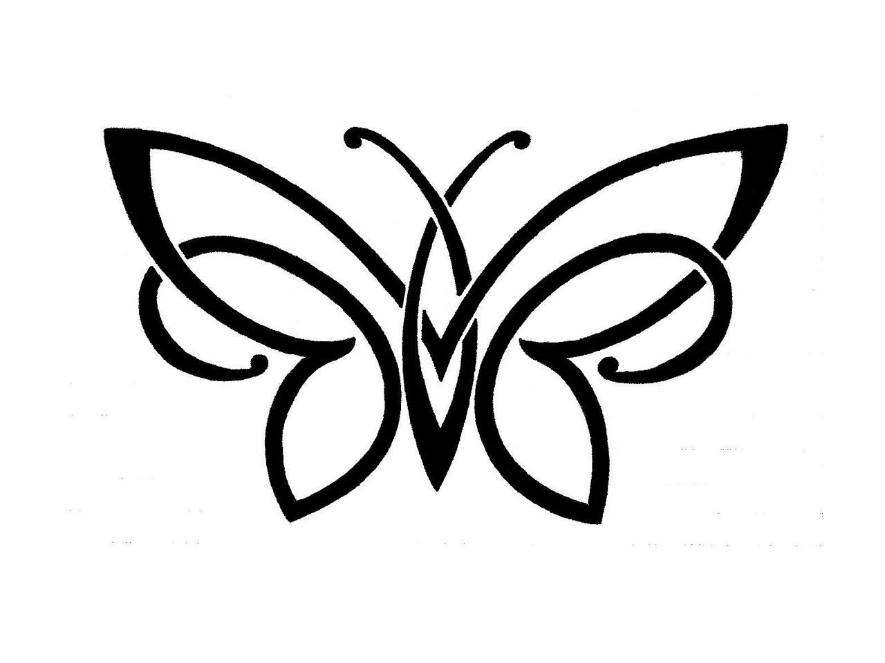 Free Designs Simple Black White Butterfly Tattoo Wallpaper Tattoos within size 1280 X 960