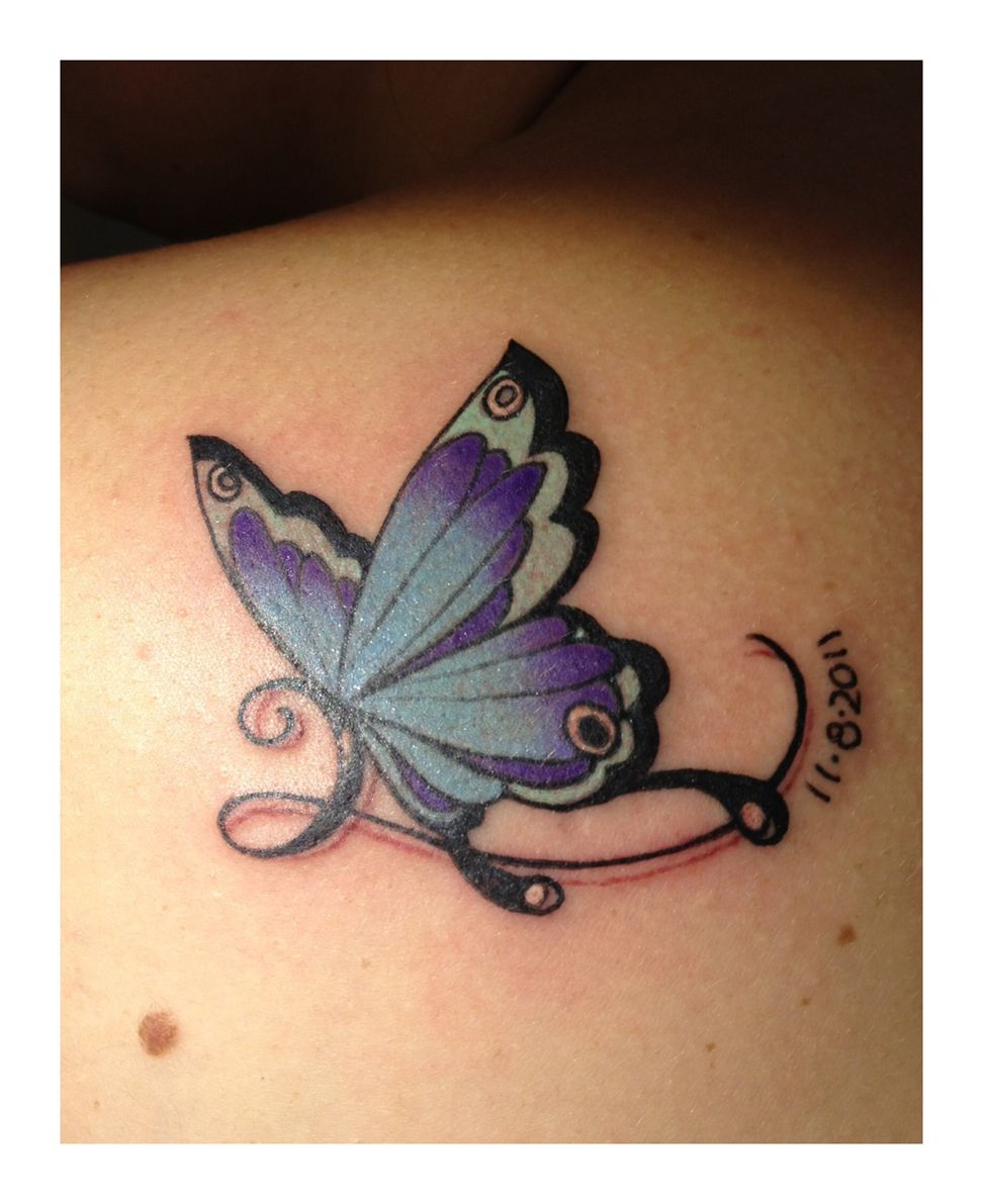Free Purple Butterfly Tattoos Designs And Ideas Maybe One Day in sizing 972 X 1191