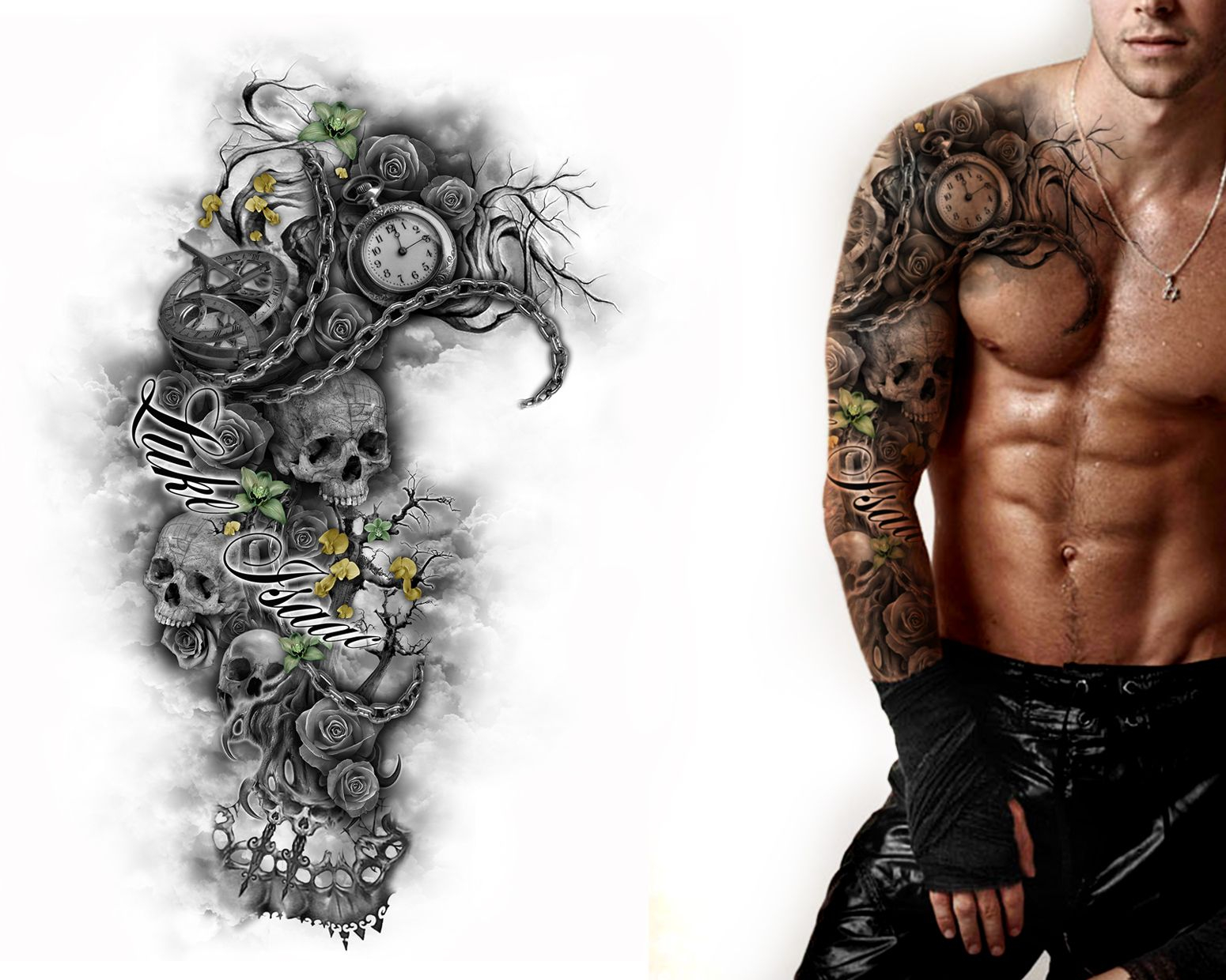 Full Sleeve Chest Design Tatuagens Tattoo Sleeve Designs Full intended for dimensions 1550 X 1240