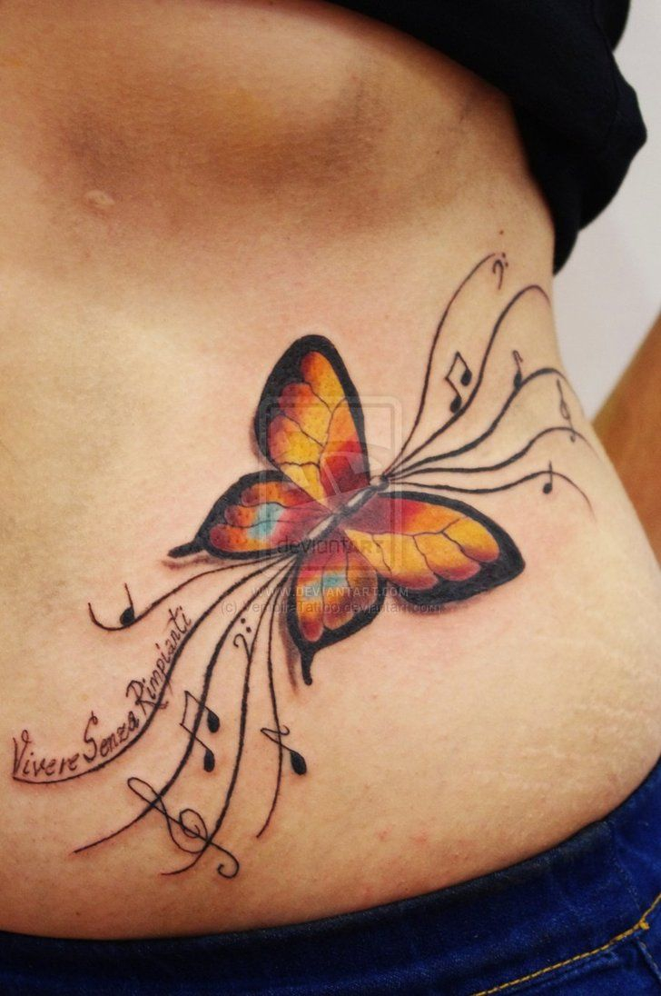Getting Closer Need Ribbon Incorporated Tattoos Butterfly in sizing 728 X 1096
