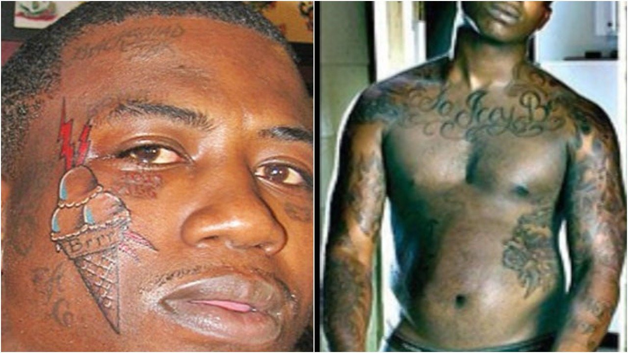 Gucci Mane Tattoos Chest within measurements 1280 X 720
