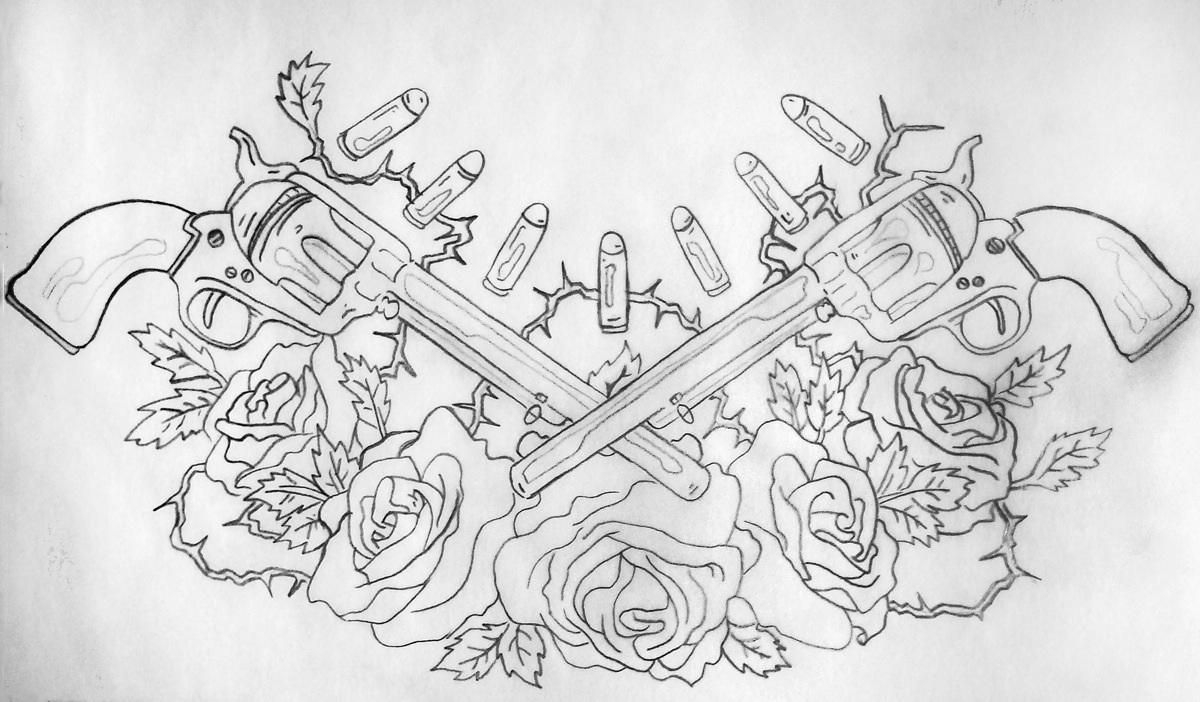 Gun Chest Piece Web Tattoo Share Tat Ideas Chest Piece Tattoos in size 1200 X 702