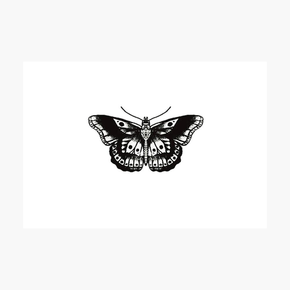 Harry Styles Butterfly Tattoo Photographic Print Likadraw intended for sizing 1000 X 1000