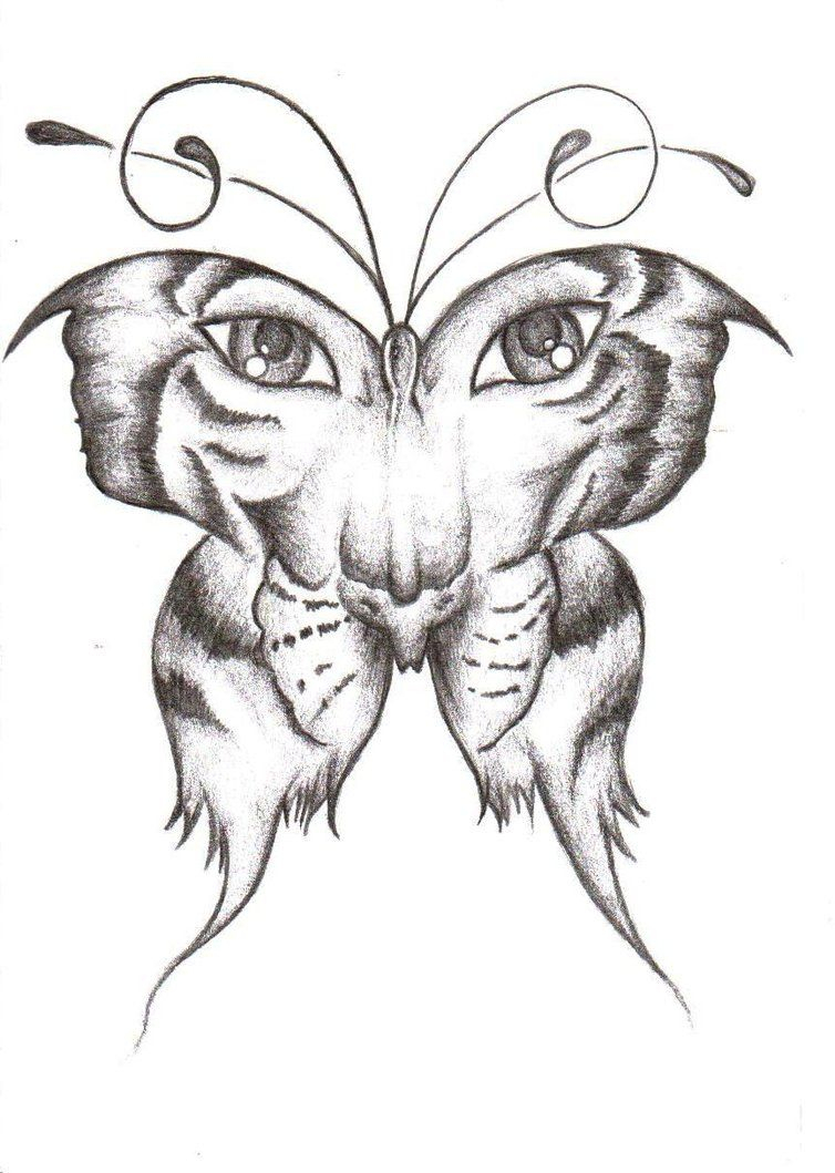 Have A Tattoo Like This Already Tigerbutterfly Tiger Passion for measurements 754 X 1059