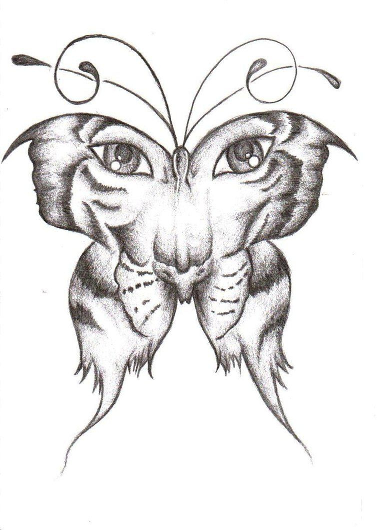 Have A Tattoo Like This Already Tigerbutterfly Tiger Passion in size 754 X 1059