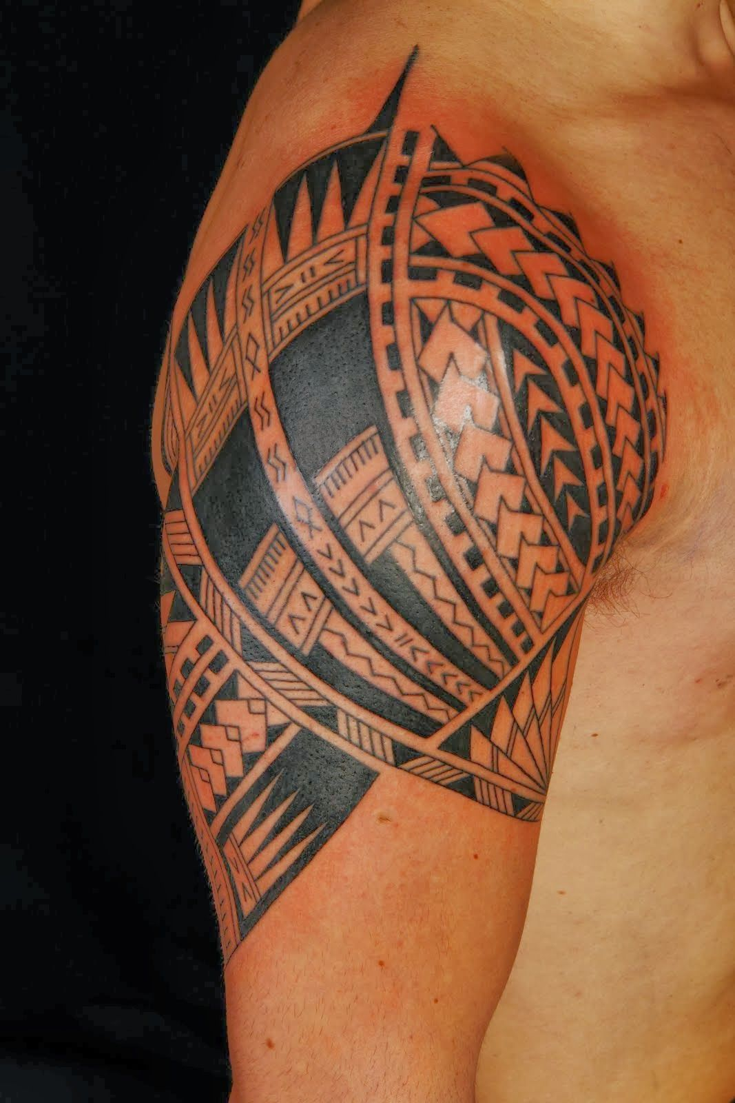 Hawaiian N Polynesian Tribal Tattoo For Great Men Impressive within size 1067 X 1600