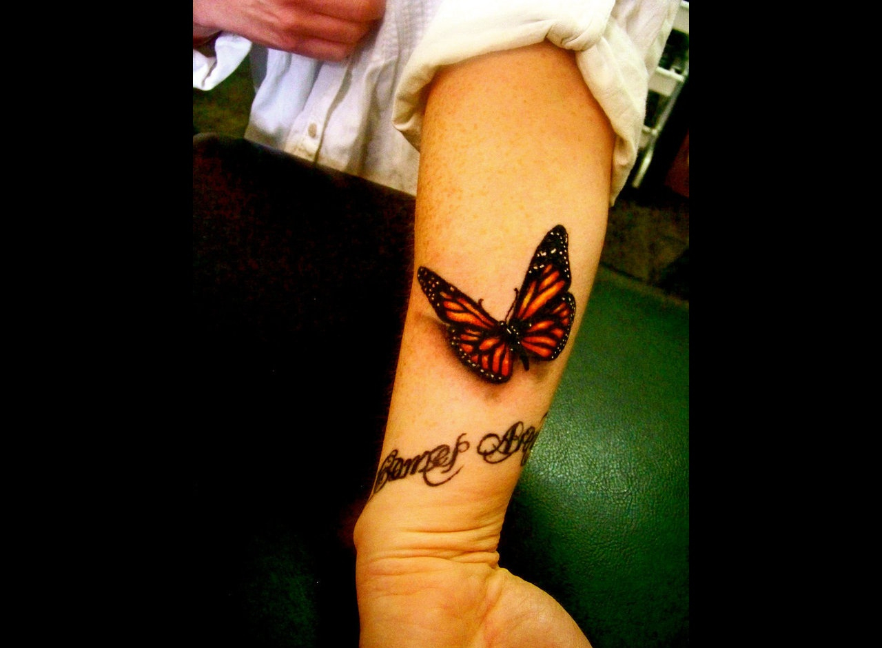 Hd Shadow Butterfly Tattoos Design Idea regarding size 1280 X 940
