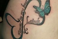 Heart Infinity Tattoo With Landing Butterfly Tattoo Sean inside size 1390 X 1249