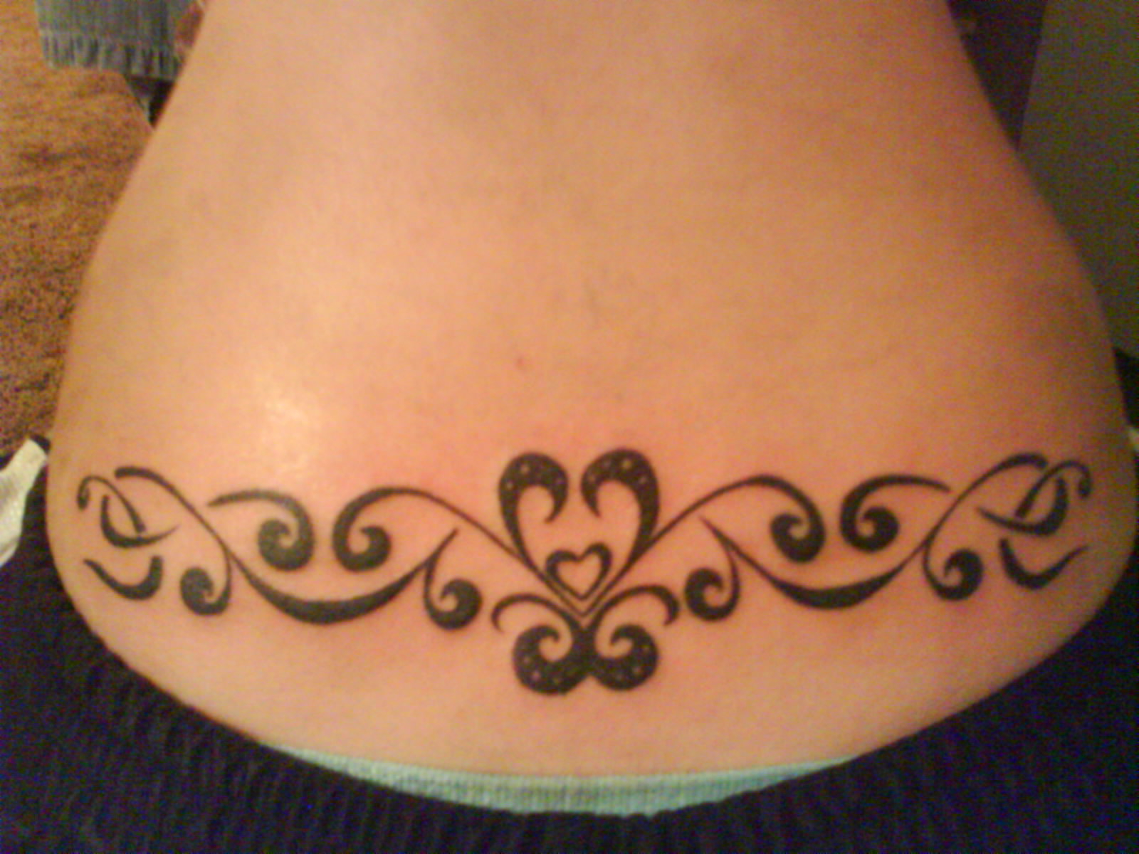 Heart Shape Butterfly Tattoo On Lower Back Tattooshunt with size 1600 X 1200