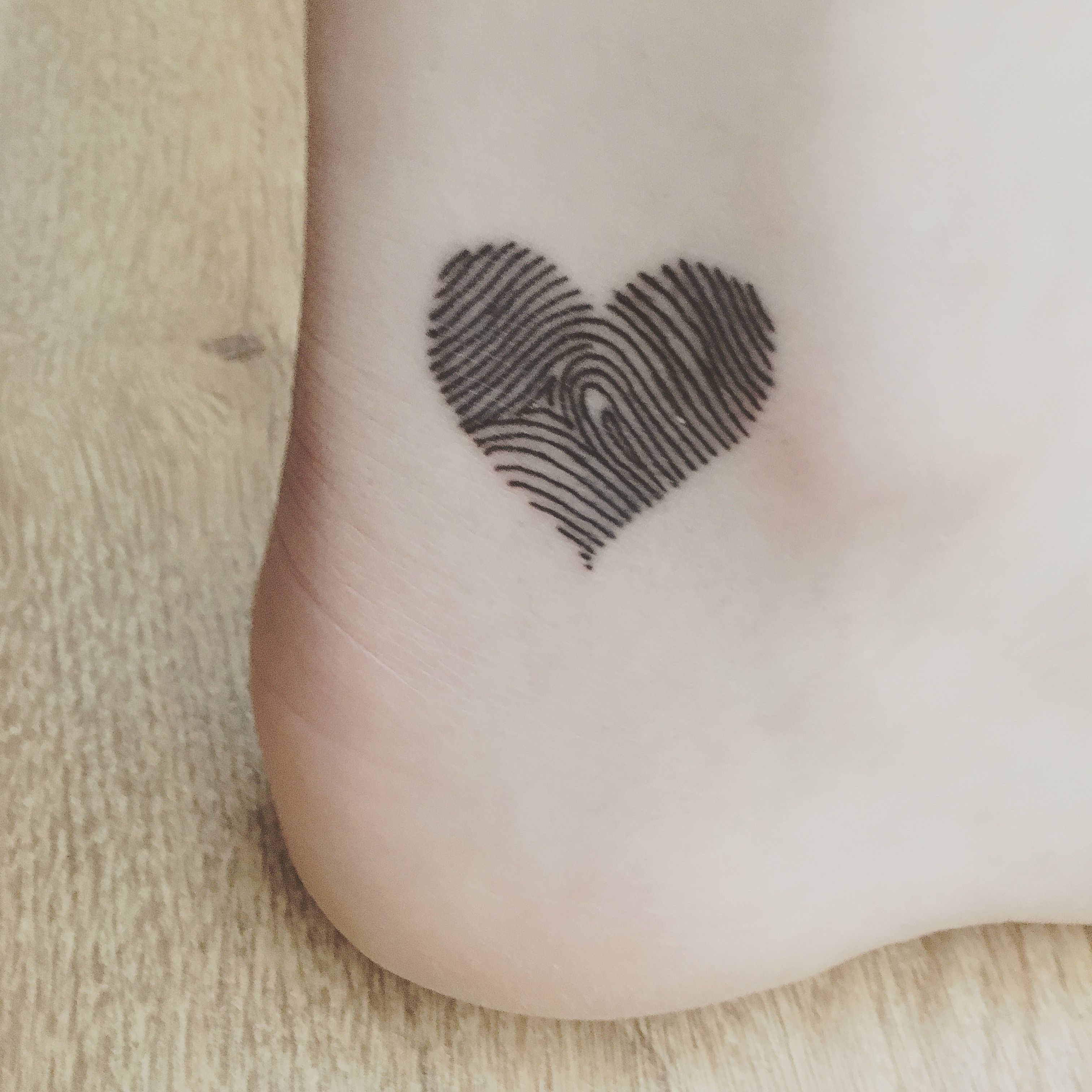 Heart Shaped Fingerprint Tattoo Tattoo Ideas Fingerprint Tattoos for dimensions 3024 X 3024