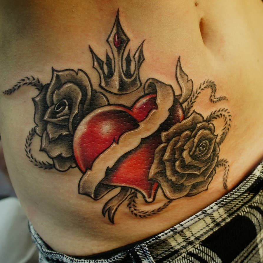 Heart Tattoos For Men Design Ideas For Guys with measurements 893 X 895