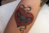 Heart With Butterfly Tattoo Neo Traditional Heart Tattoo Designs with dimensions 1080 X 1080