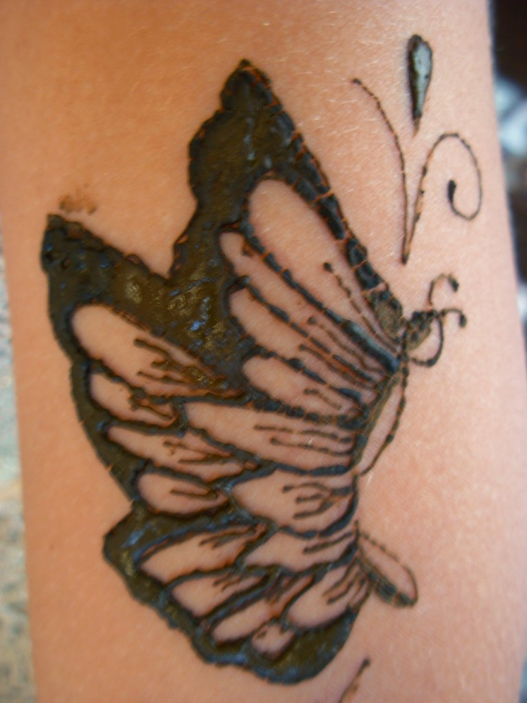 Henna Tattoo Butterfly Design Mo Flickr inside size 768 X 1024