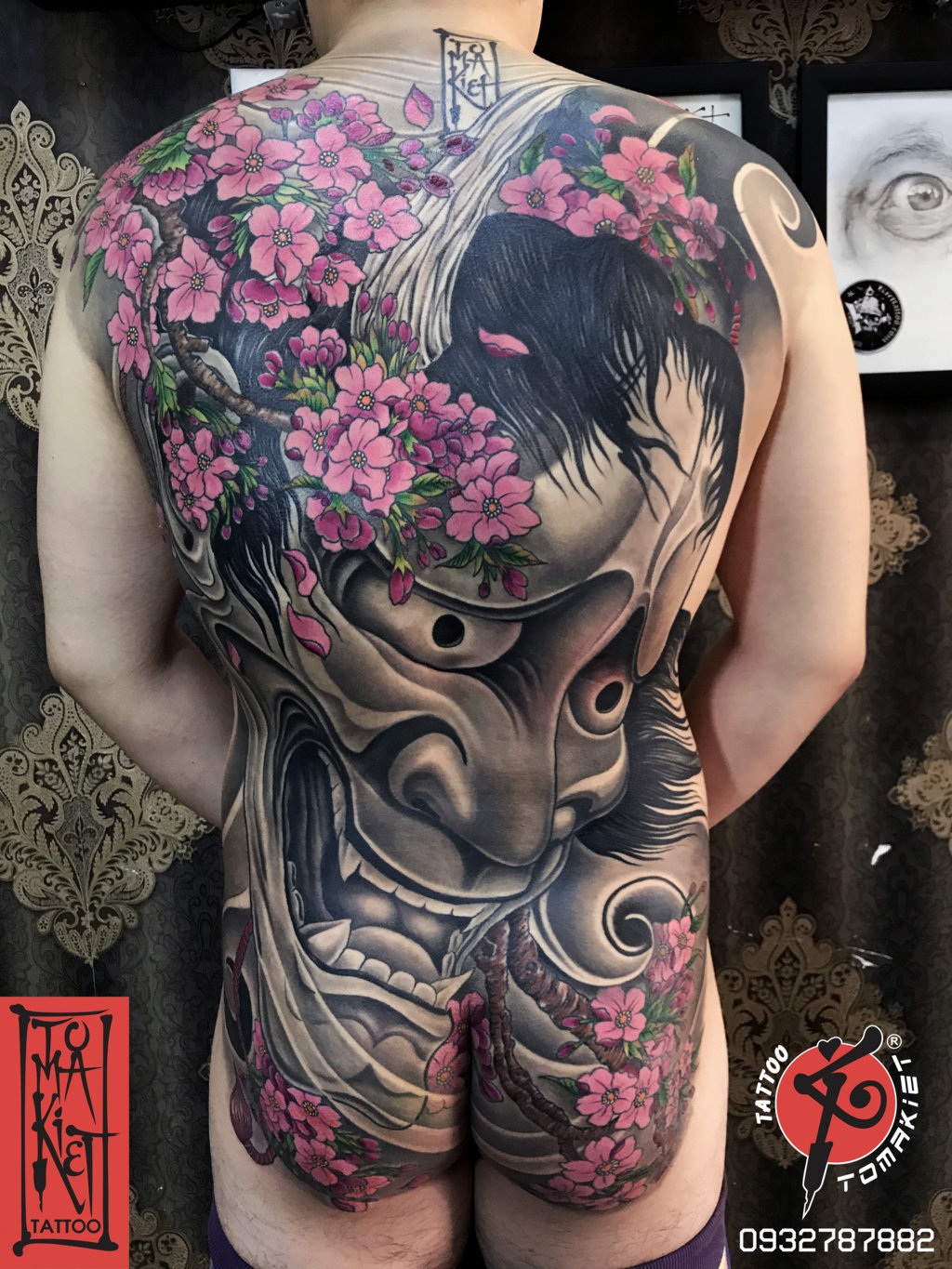 Oni Chest Tattoo • Arm Tattoo Sites