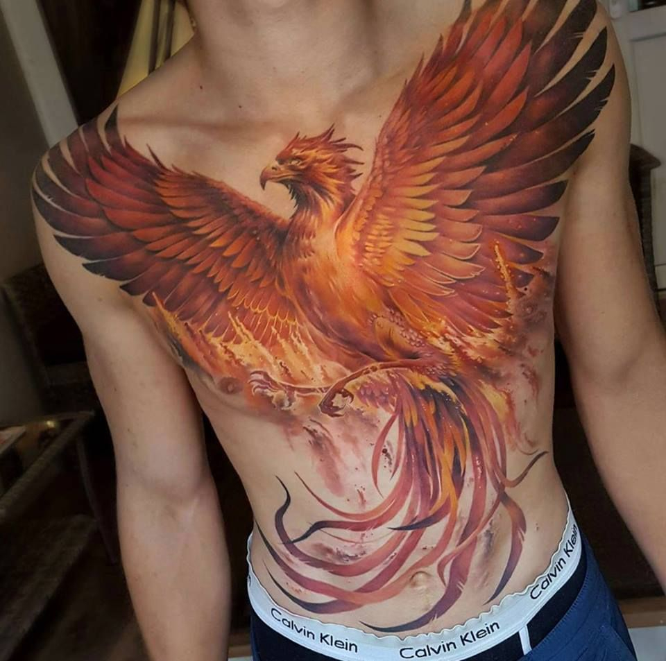 Image Result For Phoenix Chest Tattoo Tattoo You Tattoos Big throughout sizing 960 X 953