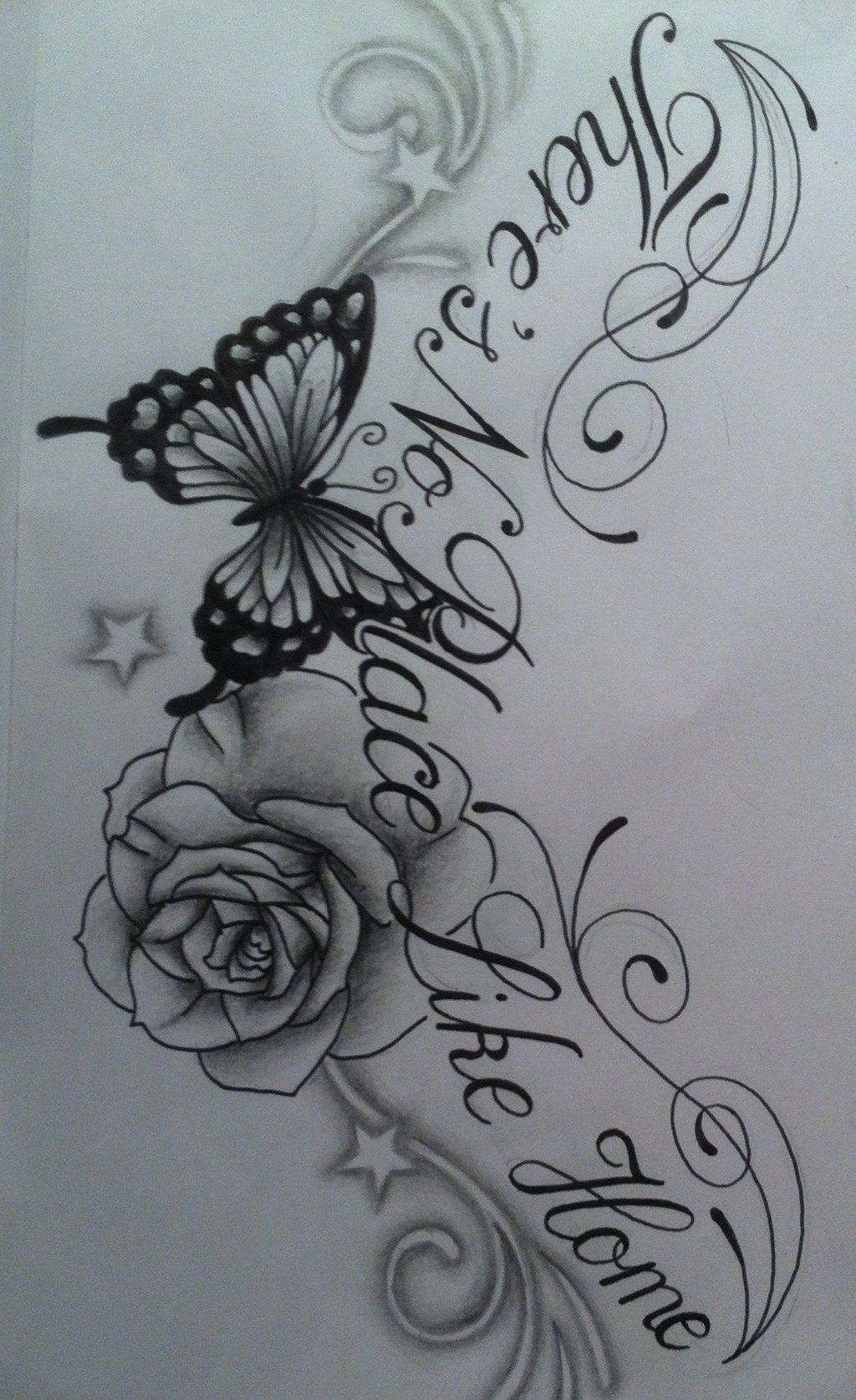 Images Of Roses And Butterfly Tattoos Butterfly Rose Chest Tattoo in measurements 1024 X 1674