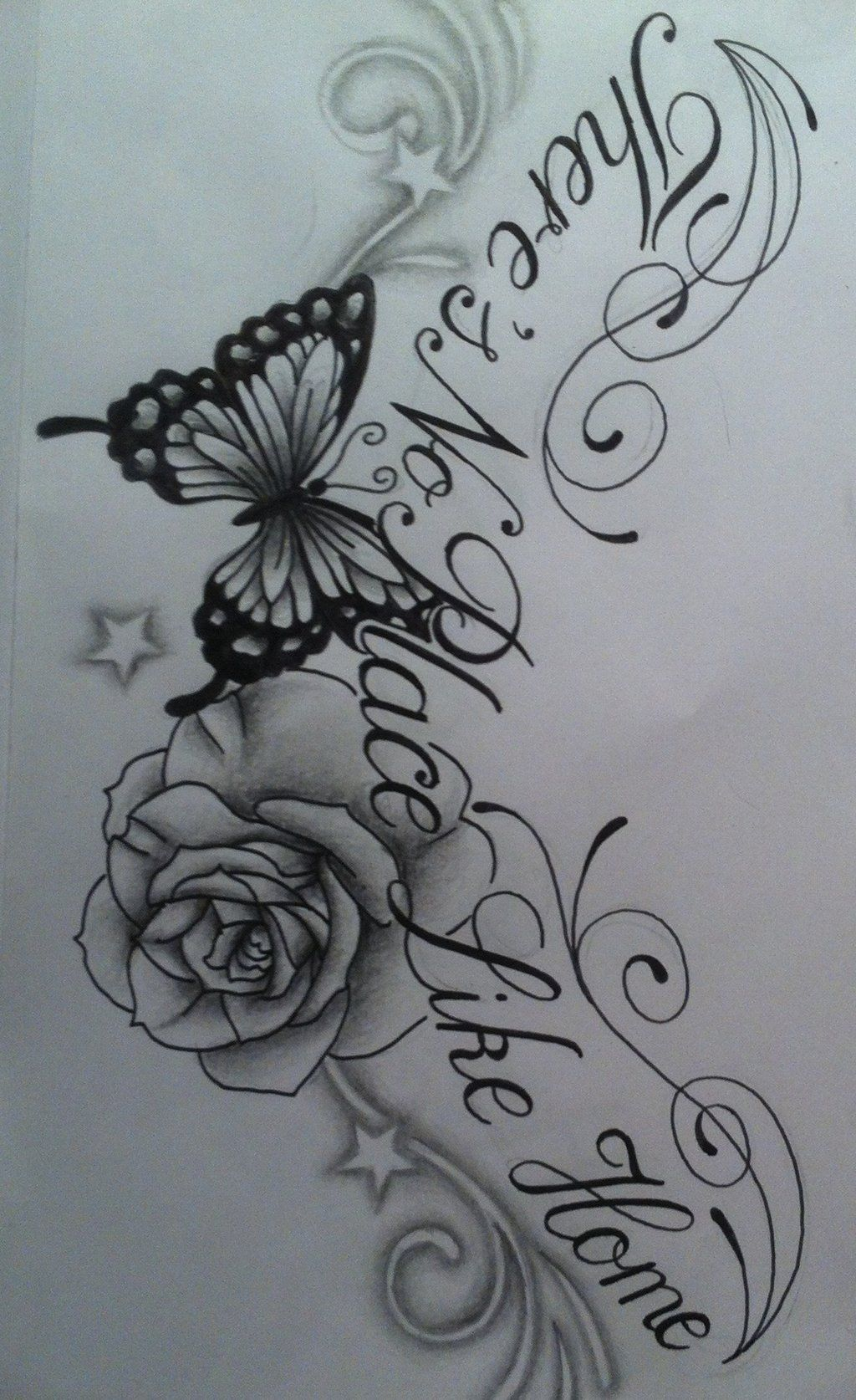 Images Of Roses And Butterfly Tattoos Butterfly Rose Chest Tattoo intended for dimensions 1024 X 1674