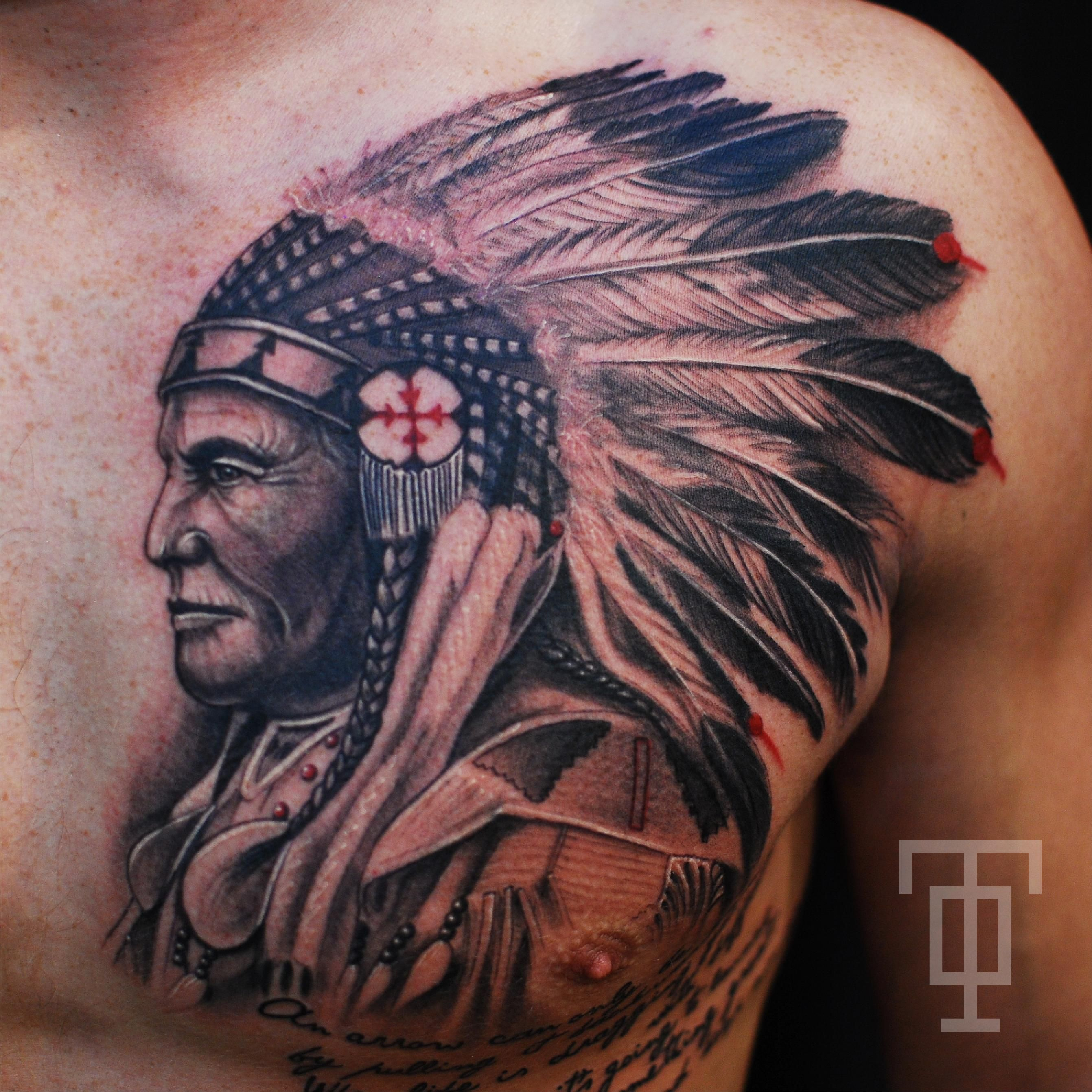 Indian Chest Tattoos Google Search Ink Indian Chief Tattoo with regard to measurements 2683 X 2683