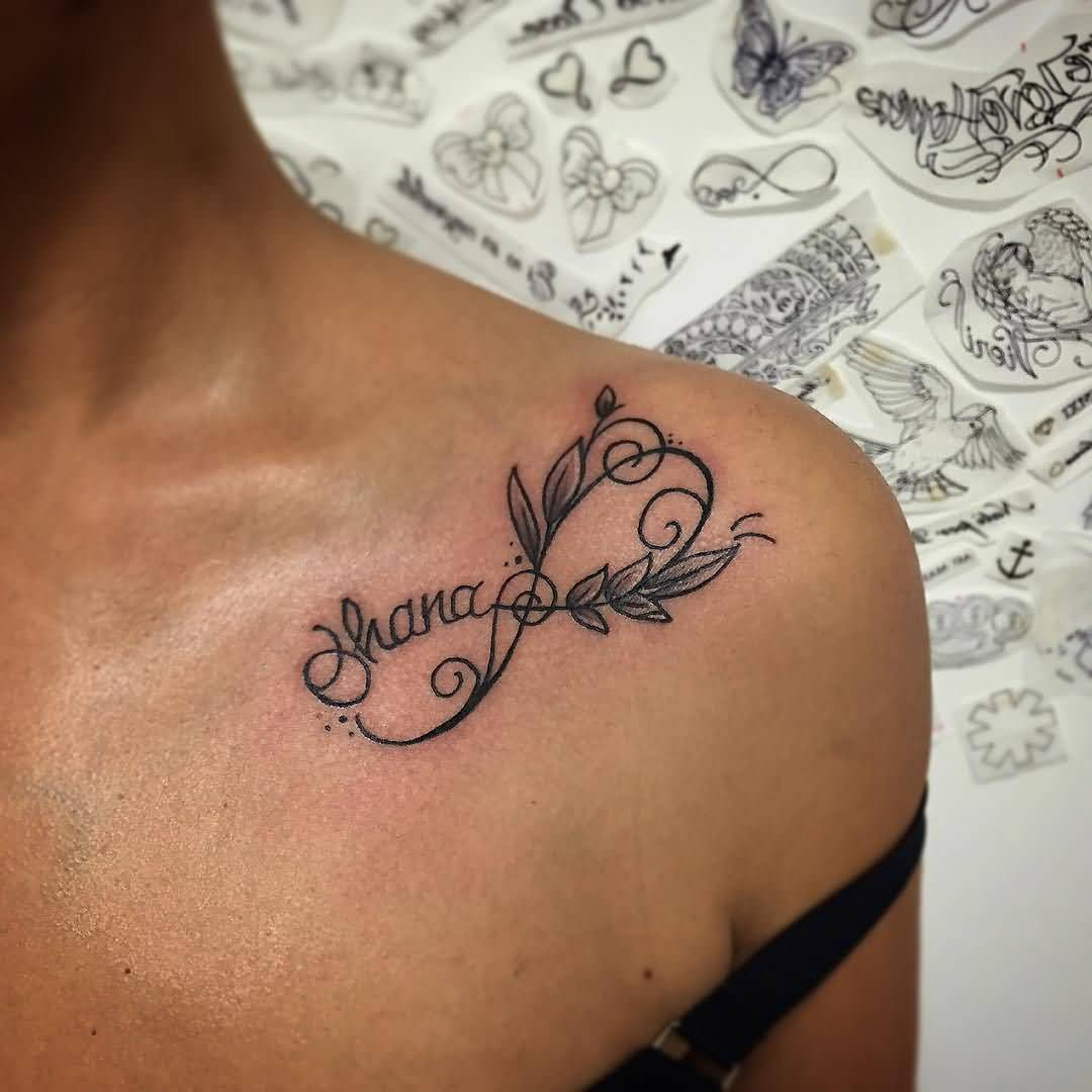 Infinity Tattoo On Left Shoulder with regard to size 1080 X 1080