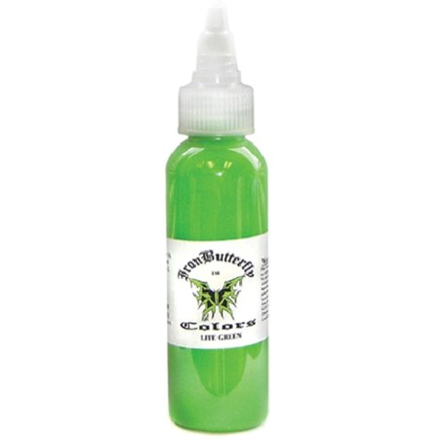 Iron Butterfly Ink Lite Green 1oz Bottles Tattoo Supplies within proportions 1500 X 1500