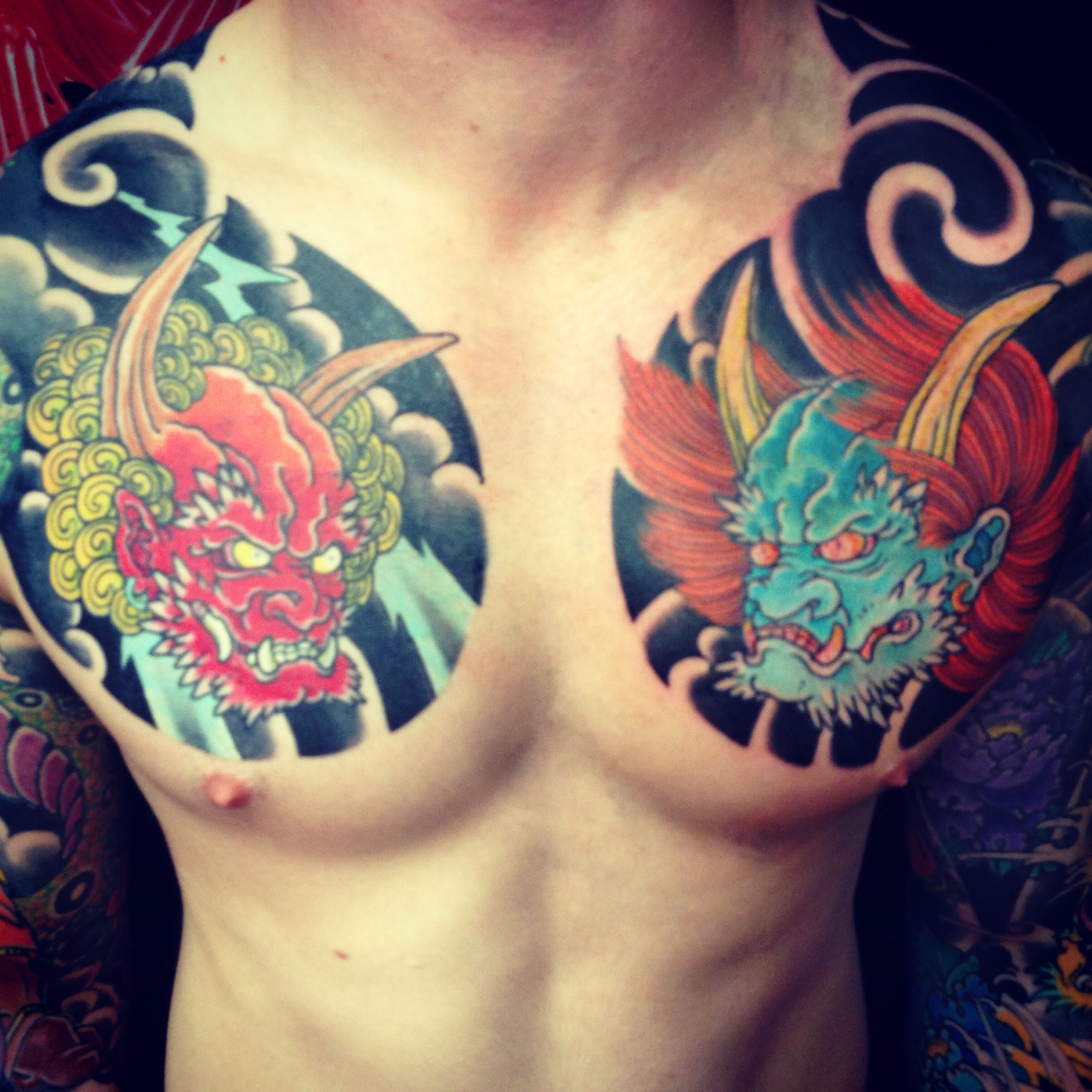 Japanese Chest Plates Adam Craft The Tattooed Heart Rose with dimensions 2416 X 2416