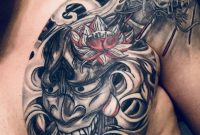 Japanese Tattoo Chest Hannya Mask 12 Sleeve Tattoo Ideas inside measurements 2320 X 3088