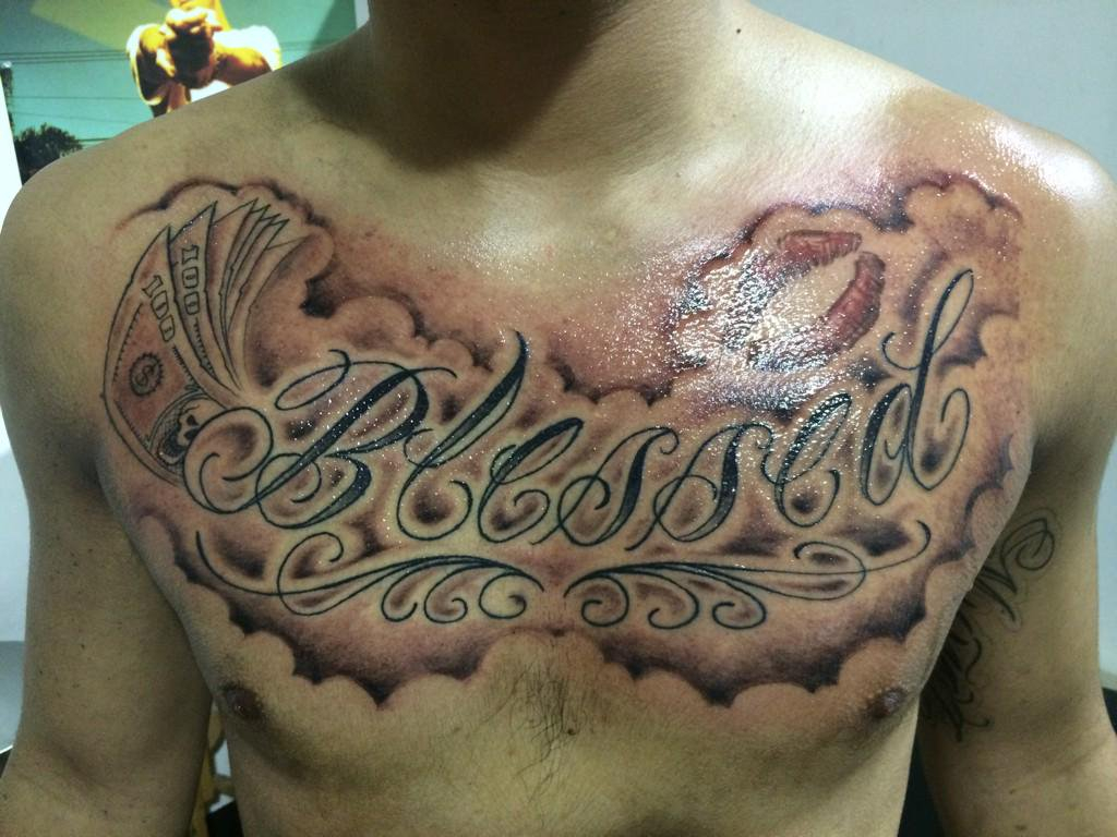 Kaos Leon On Twitter Blessed Chest Tattoo Kaos Httptco in measurements 1024 X 768