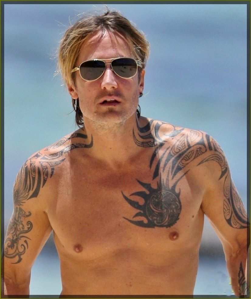 Keith Urban Tattoo Chest Arm Tattoo Sites