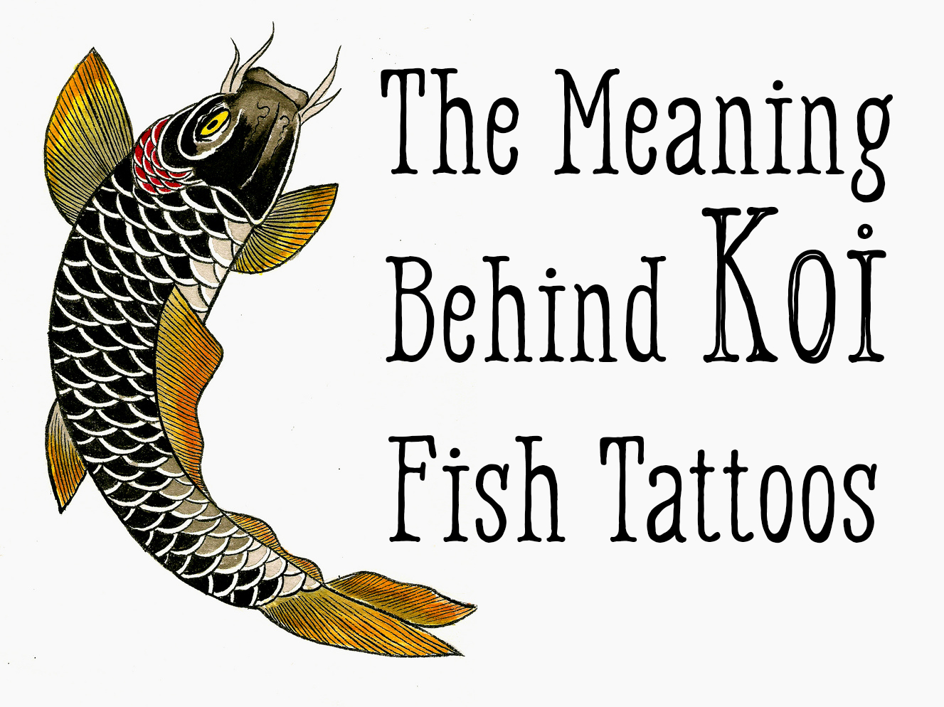 Koi Fish Tattoos Meaning Color Direction And More Tatring for measurements 1327 X 994