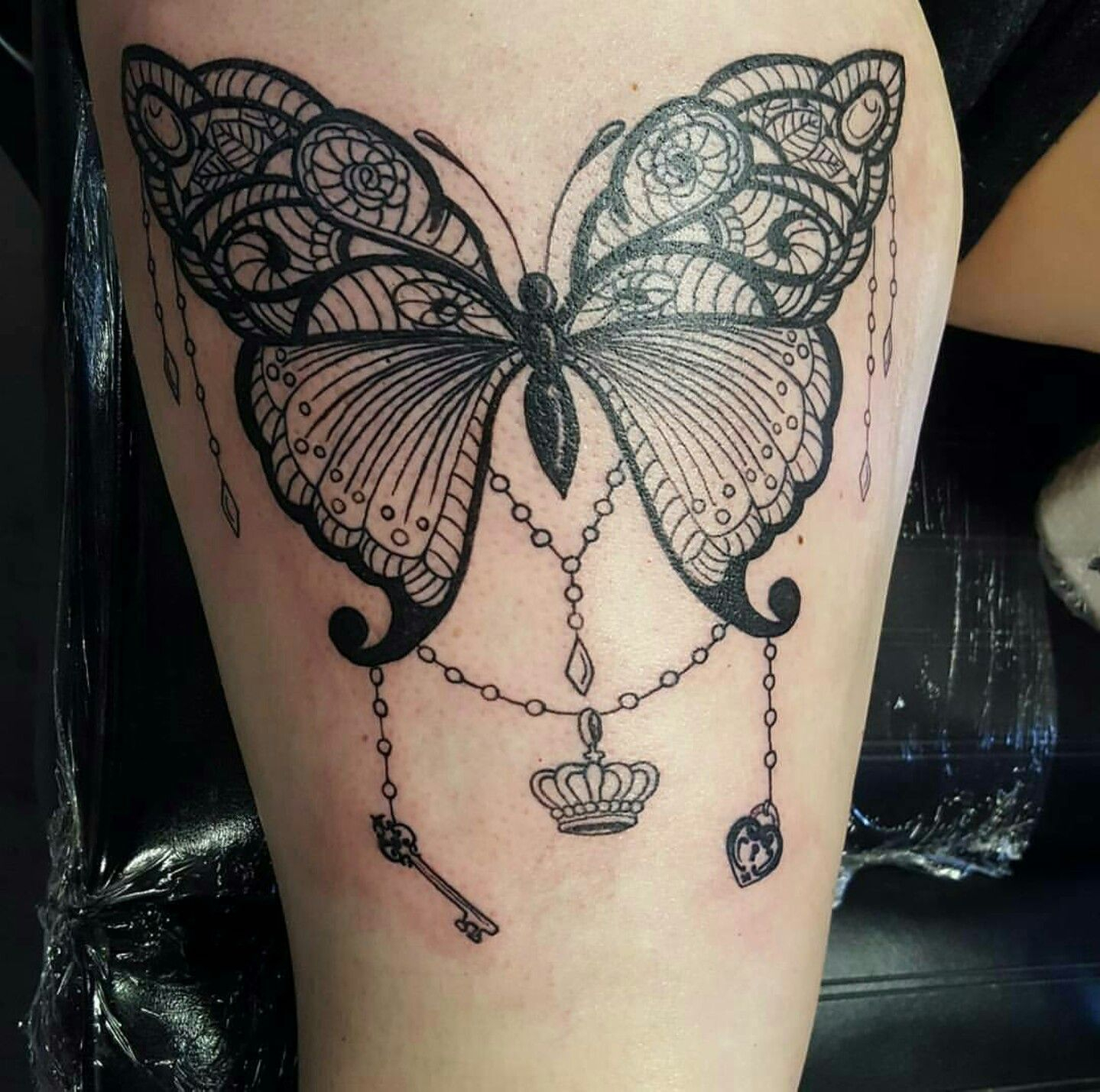 Lace Butterfly Inkspiration Tattoos Lace Butterfly Tattoo with proportions 1439 X 1429