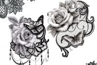 Lace Butterfly Rose Tattoo Design Tattoo Ideas Lace Skull Tattoo regarding dimensions 2048 X 1788