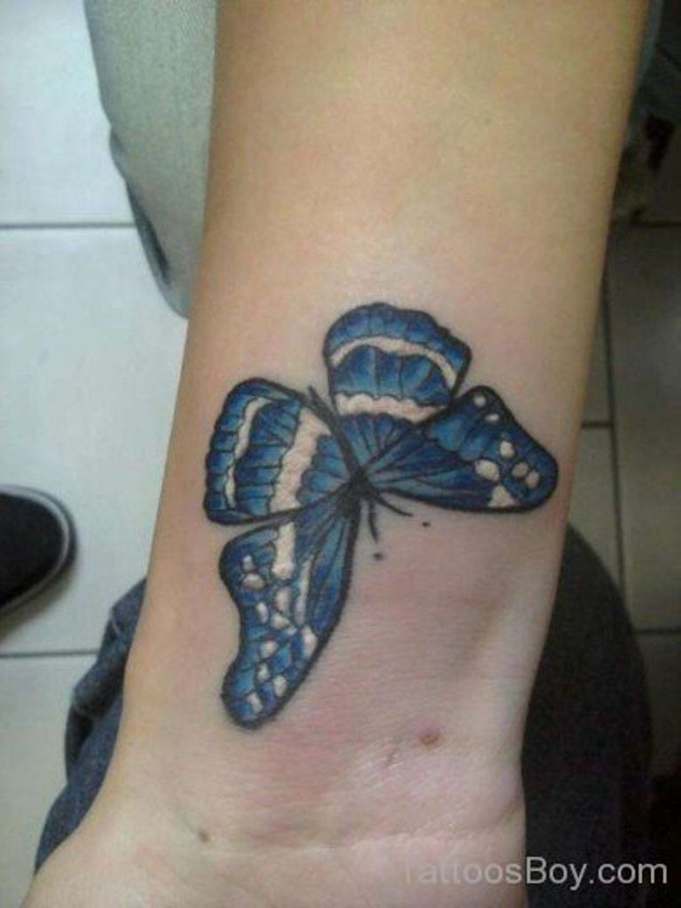 Large Butterfly Tattoo On Wrist Beautiful Butterfly Tattoos On with measurements 768 X 1024