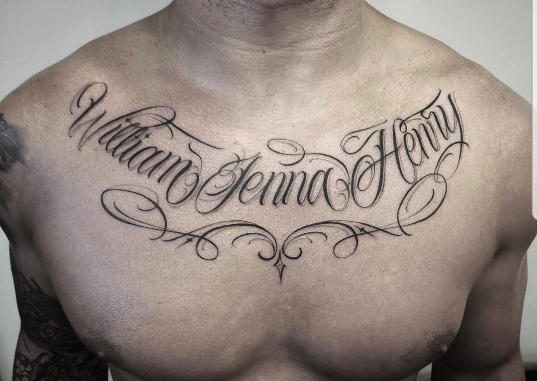 Lettering Tattoos Otautahi Tattoo Auckland Studio within sizing 1080 X 766