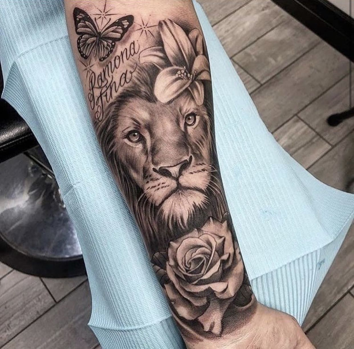 Lion Tattoo Rose Tattoo Butterfly Tattoo Tattoo Inspo Lion throughout size 1242 X 1225