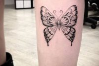 Little Tattoos Little Calf Tattoo Of A Butterfly Ivy Saruzi in dimensions 1000 X 1000