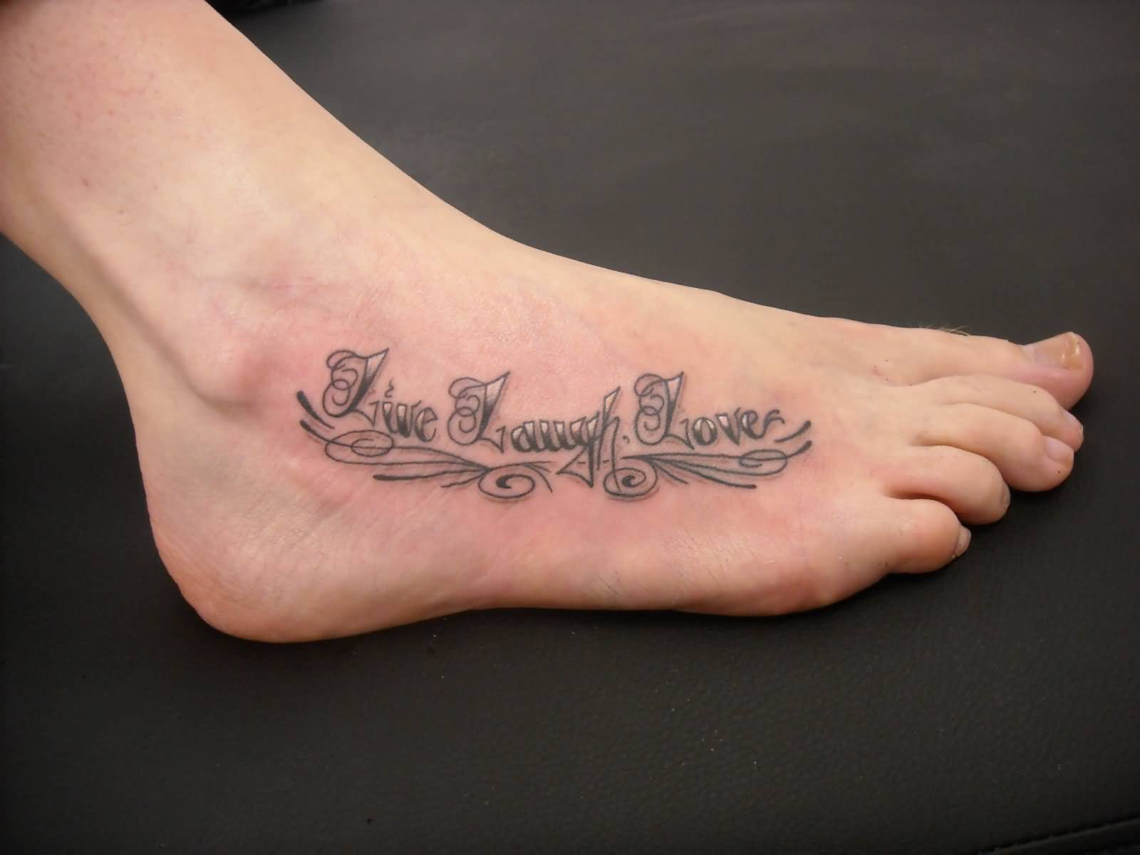Live Laugh Love Collarbone Word Tattoo Golfian for sizing 1600 X 1200