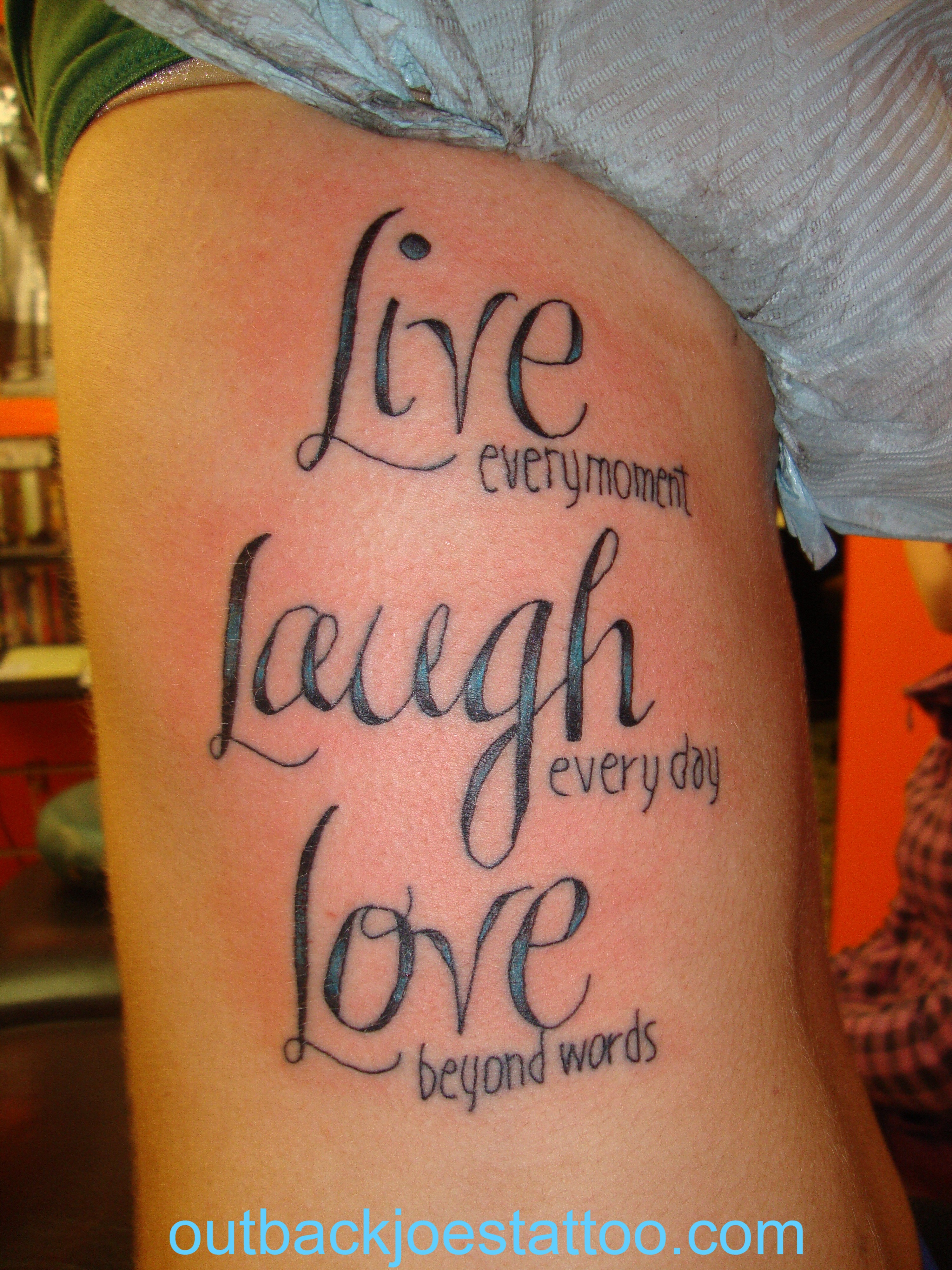 Live Laugh Love Tattoo For Women regarding size 3000 X 4000
