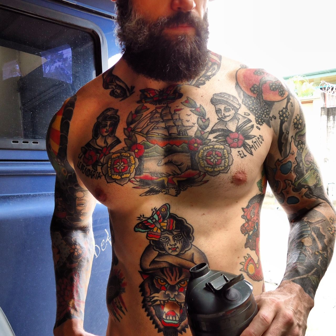 Love Love Love A Man With A Beard And Tattoos Especially regarding proportions 1280 X 1280
