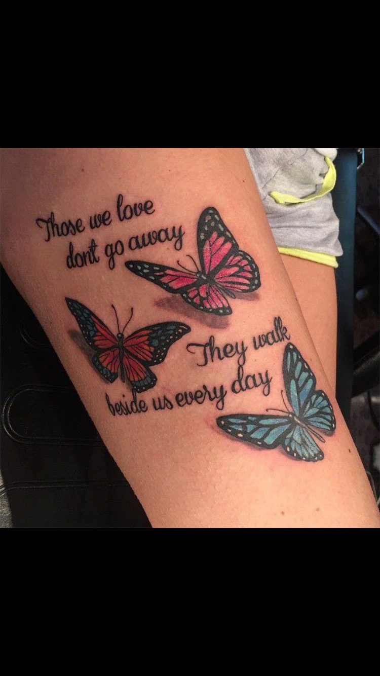 Love These Butterflies Need Something Trailing With Them Tattoos for proportions 750 X 1334