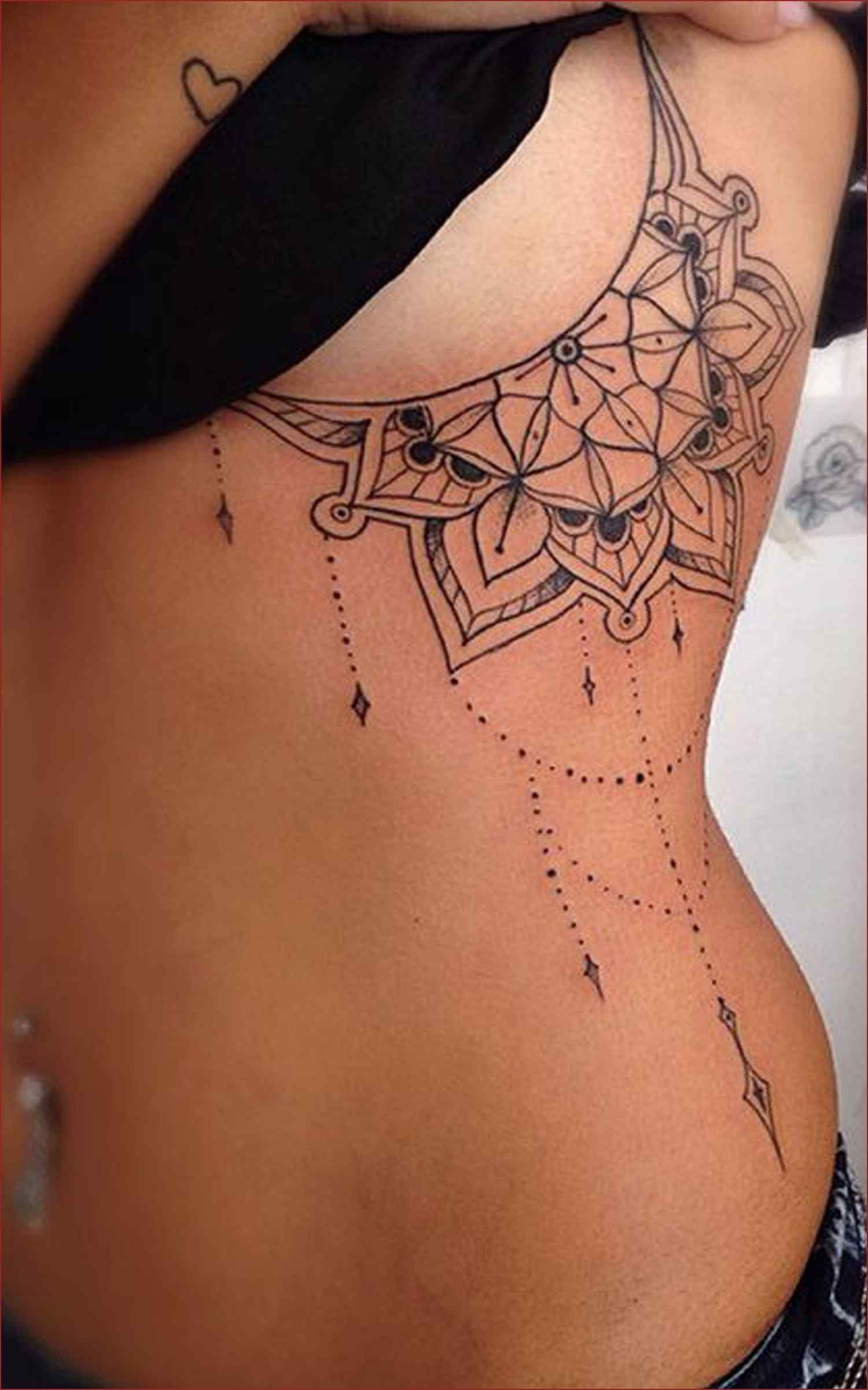 Lovely Small Chest Tattoos For Ladies Chest Tattoos Underboob within sizing 1500 X 2402