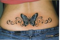 Lower Back Butterfly Tattoos For Women Picture 19539 My Tatoo with regard to proportions 1364 X 899