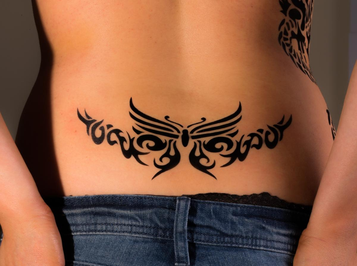 Lower Back Tattoos For Girls regarding size 1200 X 895